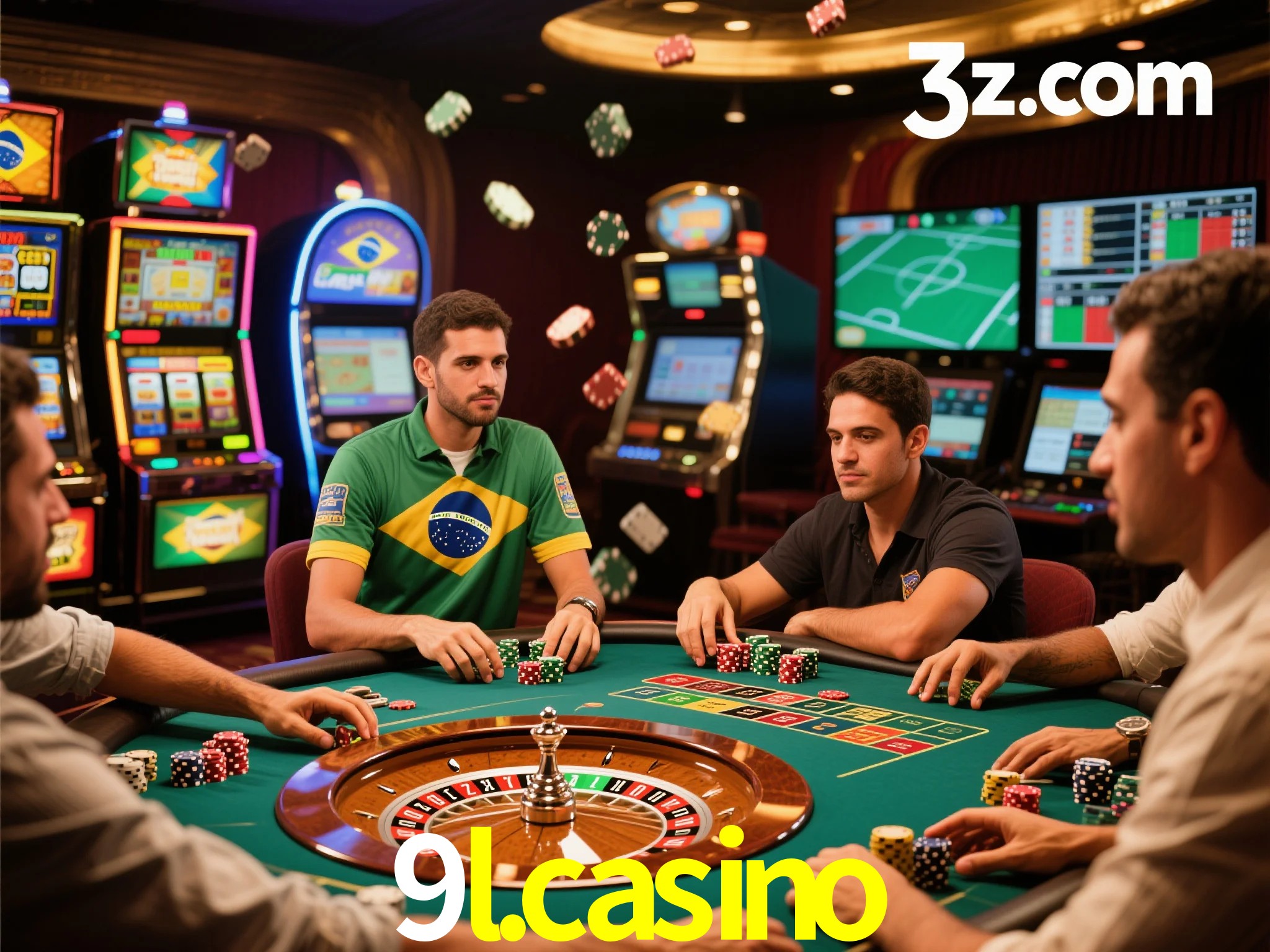 Depositar dinheiro para jogar jogos de cassino.