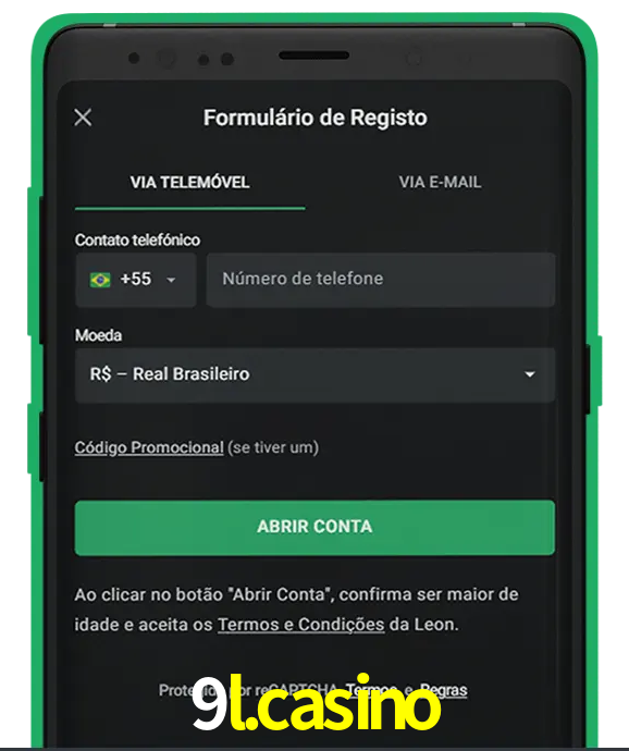 Cadastre-se em LeonBet seguindo passos simples.